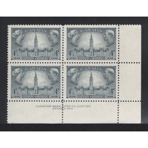 Canada 277 Plate Block LR No. 2 F-VF MNH