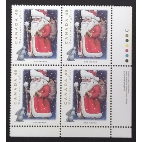 Canada 1500 Plate Block LR VF MNH
