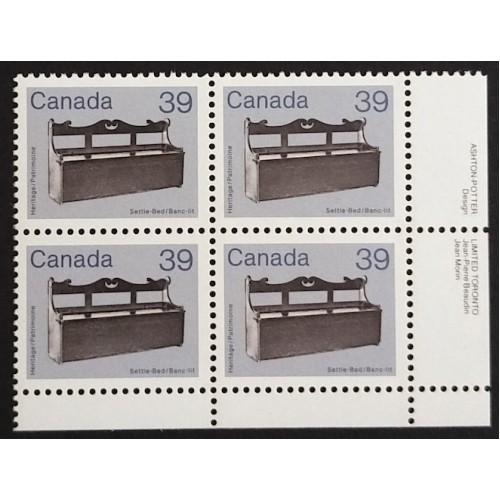 Canada 928 Plate Block LR VF MNH
