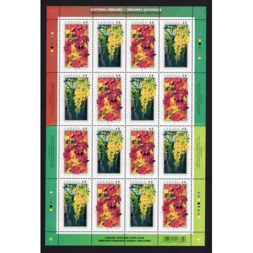 Canada 2001a Sheet MNH