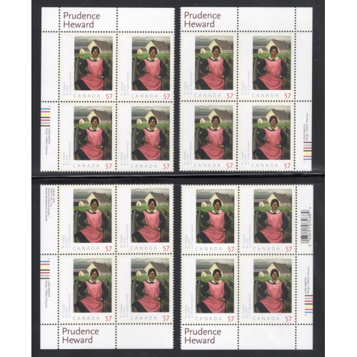 Canada 2395 Plate Blocks Matched Set MNH