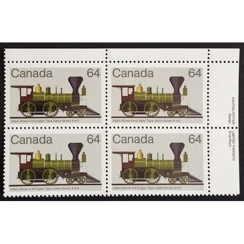 Canada 1002 Plate Block UR VF MNH