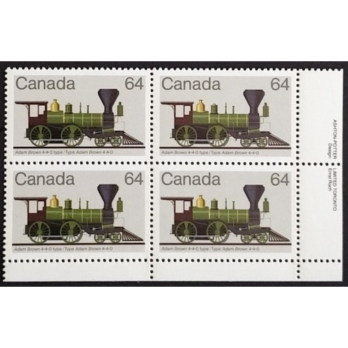 Canada 1002 Plate Block LR VF MNH