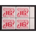 Canada J37ii Block VF MNH