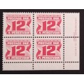 Canada J36a Plate Block LR VF MNH