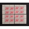 Canada J40 Plate Blocks Matched Set F VF MNH