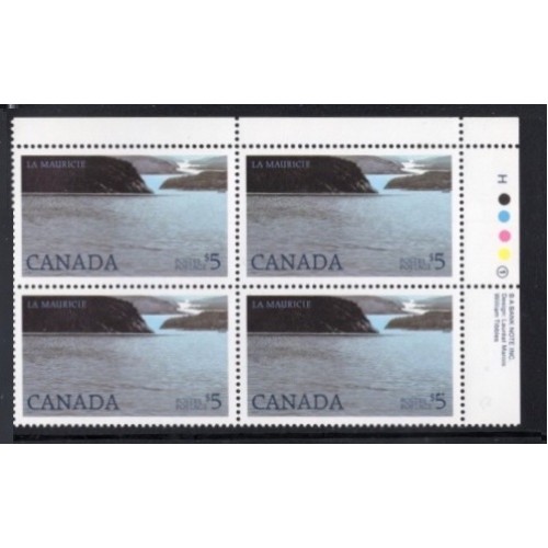 Canada 1084ii Plate Block UR VF MNH
