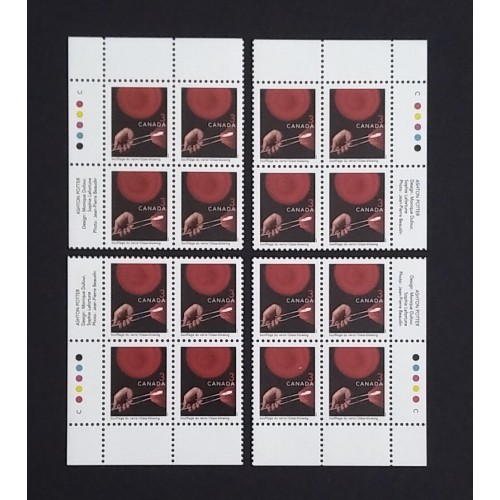 Canada 1675 Plate Blocks Matched Set VF MNH