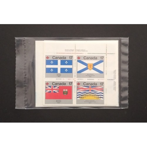 Canada 832a Inscription Blocks Matched Set VF MNH (Unopened)