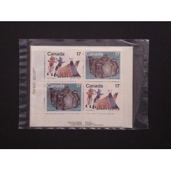 Canada 836a Inscription Blocks Matched Set VF MNH (Unopened)