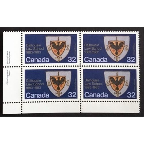 Canada 1003 Plate Block LL VF MNH