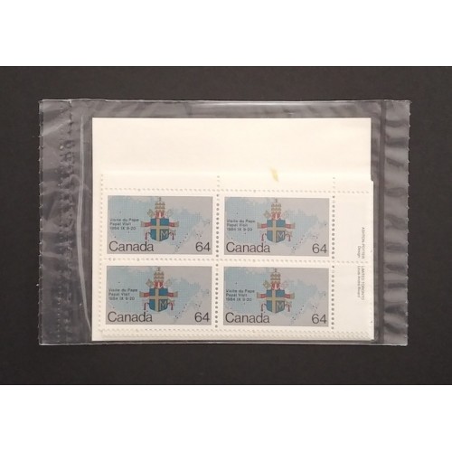 Canada 1031 Inscription Blocks Matched Set VF MNH (Unopened)