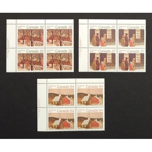 Canada 1004-6 Plate Blocks UL VF MNH