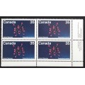 Canada 865 Plate Block LR VF MNH
