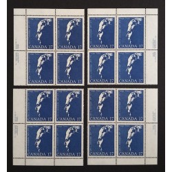 Canada 859 Plate Blocks Matched Set VF MNH