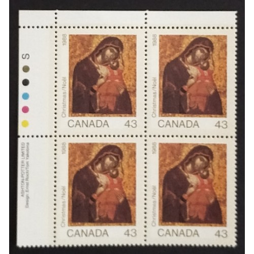 Canada 1223 Plate Block UL VF MNH