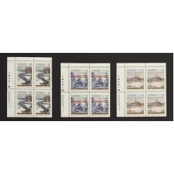 Canada 1256-8 Plate Blocks UL VF MNH