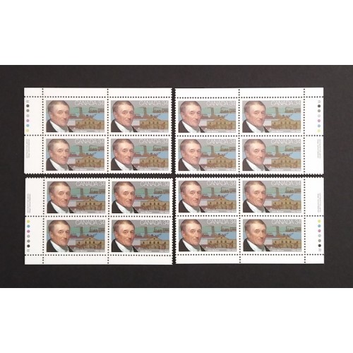 Canada 1117 Plate Blocks Matched Set VF MNH