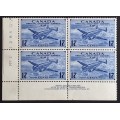 Canada CE2 Plate Block LL No. 1 VF MNH