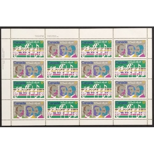 Canada 858a Sheet UL VF MNH
