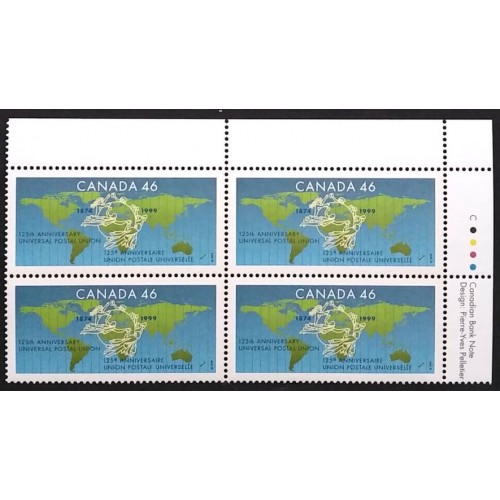 Canada 1806 Plate Block UR VF MNH
