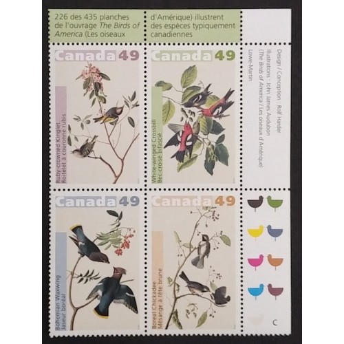 Canada 2039a Plate Block UR VF MNH