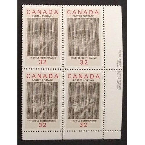 Canada 1044 Plate Block LR VF MNH