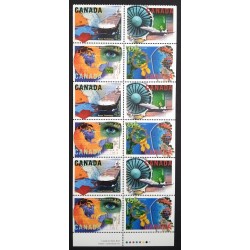 Canada 1598a Booklet Pane VF MNH
