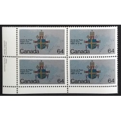 Canada 1031 Plate Block LL VF MNH