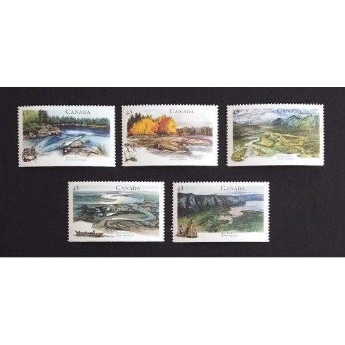 Canada 1511-5 Singles from Booklet Pane (bot) VF MNH
