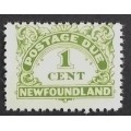 Newfoundland J1 F MNH