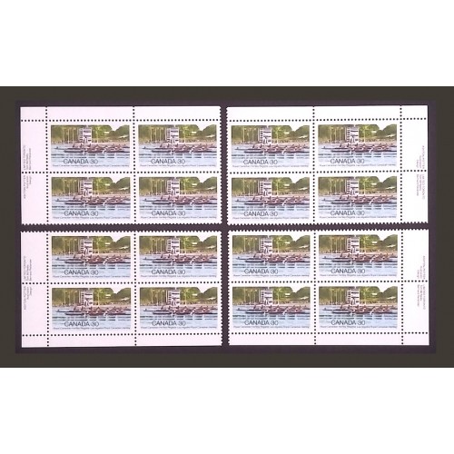 Canada 968ii Plate Blocks Matched Set VF MNH