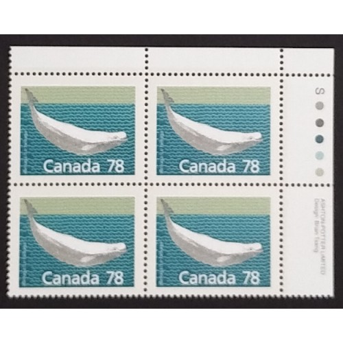 Canada 1179 Plate Block UR VF MNH