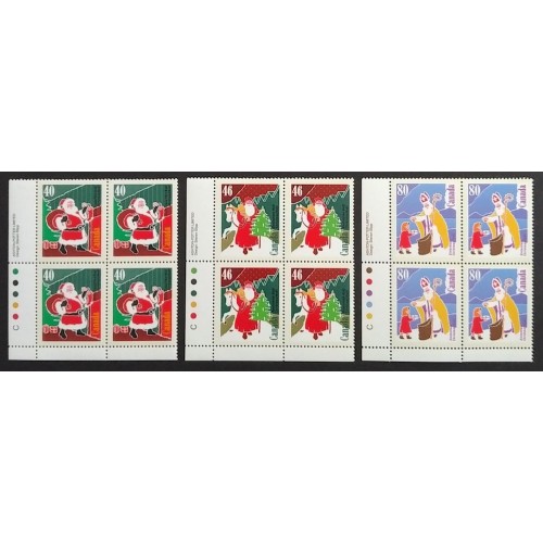 Canada 1339-41 Plate Blocks LL VF MNH