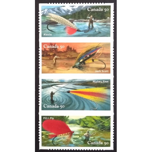Canada 2088i Strip - Die Cut VF MNH