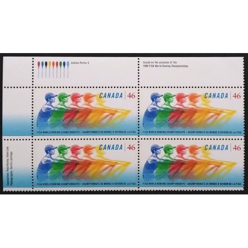 Canada 1805 Plate Block UL VF MNH