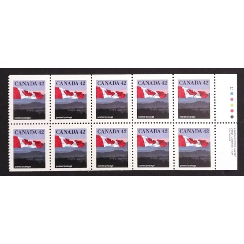 Canada 1356a Booklet Pane VF MNH