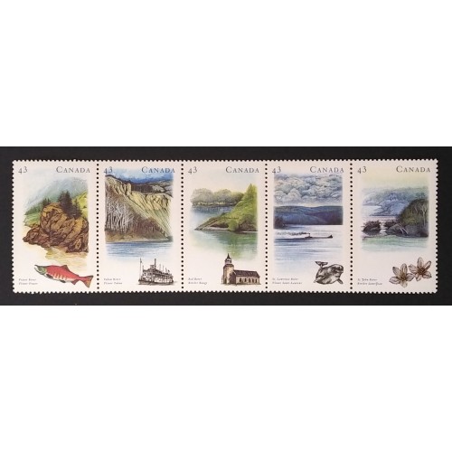 Canada 1489a Strip VF MNH