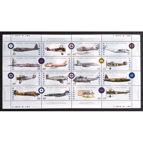Canada 1808 Sheet Pane VF MNH