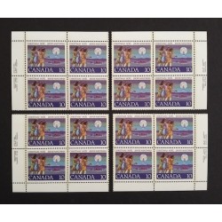 Canada 741 Plate Blocks Matched Set VF MNH