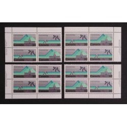 Canada 762a Plate Blocks Matched Set VF MNH