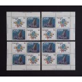 Canada 770a Plate Blocks Matched Set VF MNH
