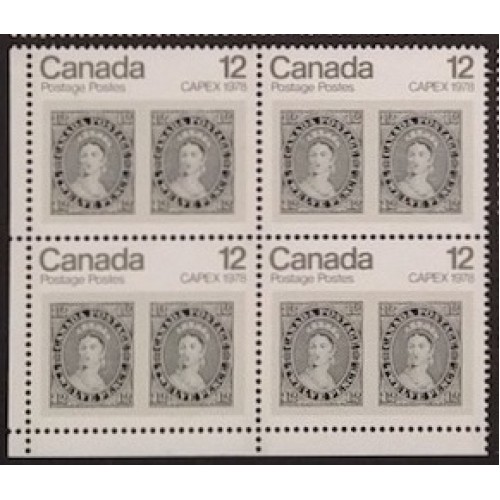 Canada 753ii Corner Block LL VF MNH