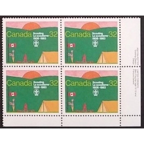 Canada 993 Plate Block LR VF MNH