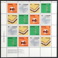Canada 585a Mini Pane LL Inscription MNH