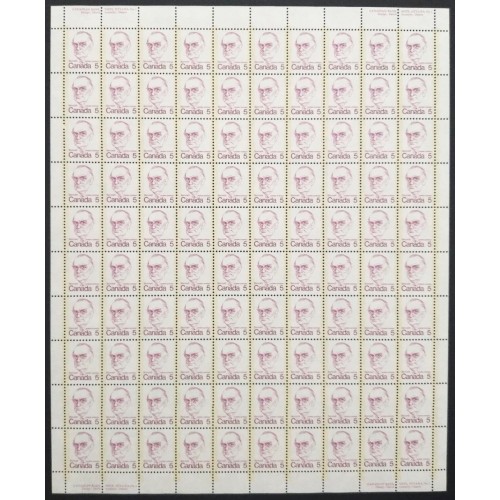 Canada 590 Sheet MNH