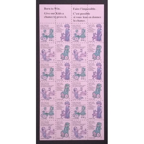 Canada ESC82 Easter Seals Canada Sheet (1982) MNH