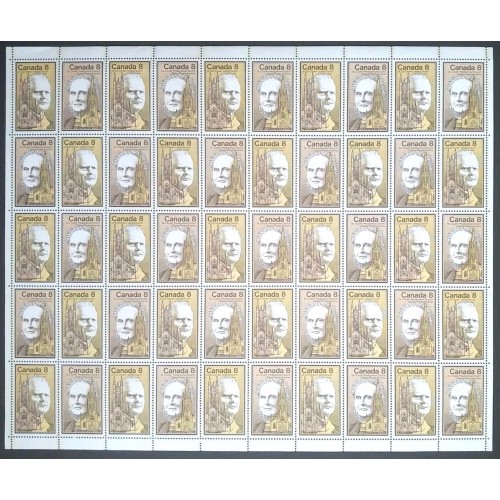 Canada 663aii Sheet Field Stock MNH