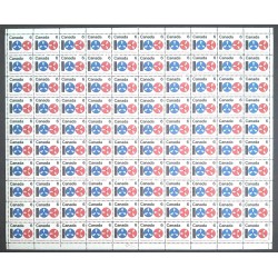 Canada 542 Sheet Field Stock MNH