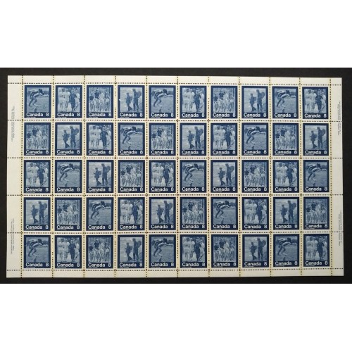 Canada 632a-FL Sheet Fluorescent MNH